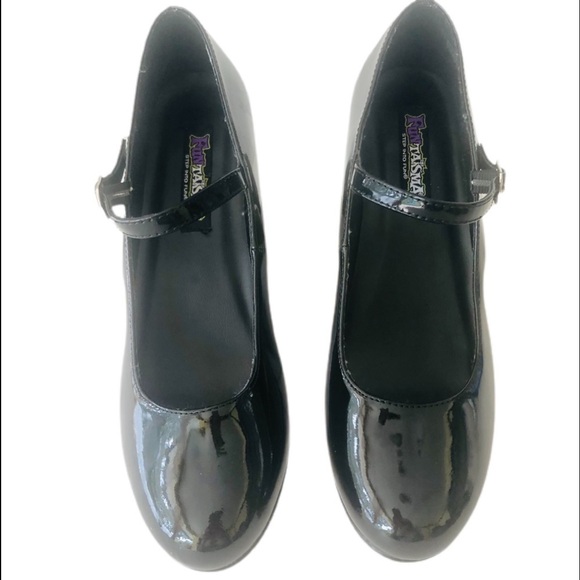 Funtasma shoes black patent leather size 10. NWOT - Picture 1 of 6